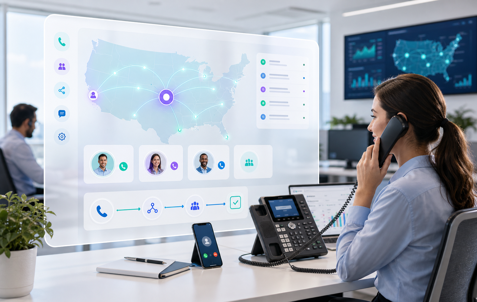 SipVoice nationwide voice routing layered story